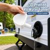 3D Printed RV Water Tank Filling Funnel Water Filler Funnel  Durable PE Material