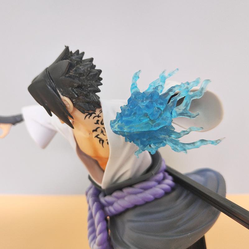 Naruto Sasuke Anime Action Figure Toys 20CM Uchiha Cartoon PVC Figurine Collection Desk Decoration Model Dolls Birthday Gifts