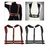 Körper-Taillengürtel Steampunk Damen Verstellbare Schnalle Kette Bustier Taillenband PU-Leder Punk Harness