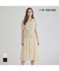 MESENSE Square Check Pattern Pleated Dress_Mb25Opm102A