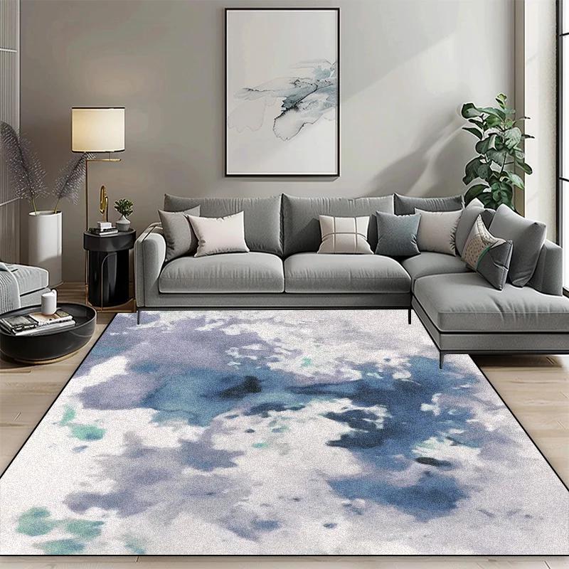 Nordic Light Luxury Living Room Carpets Short Plush Bedroom Floor Rugs Room Decor Large Area Sofa Coffee Table Mat 160x200cm
