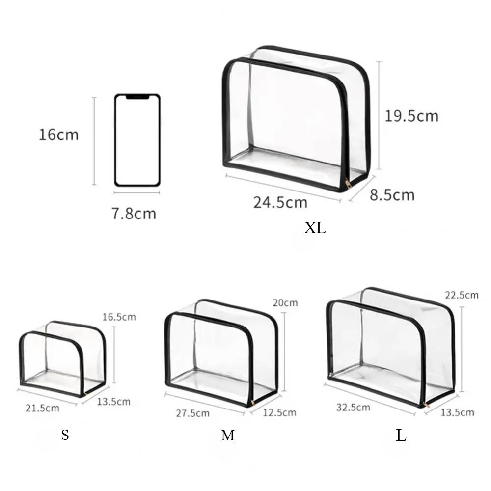 Dust-Proof Transparent Luxury Handbag Storage Bag Organizer Hanging Handbag Cover with Zipper High Capacity Storage Bags