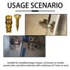 Multifunctional Self Drilling Anchors Screw Easy Installation No Drill Wall Anchors Kit For DIY Projects