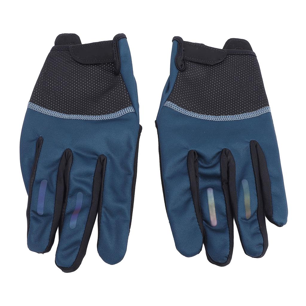 1 Pair Cycling Gloves Full Finger Touch Screen Non Slip Motorcycle Gloves for Men Women Spring