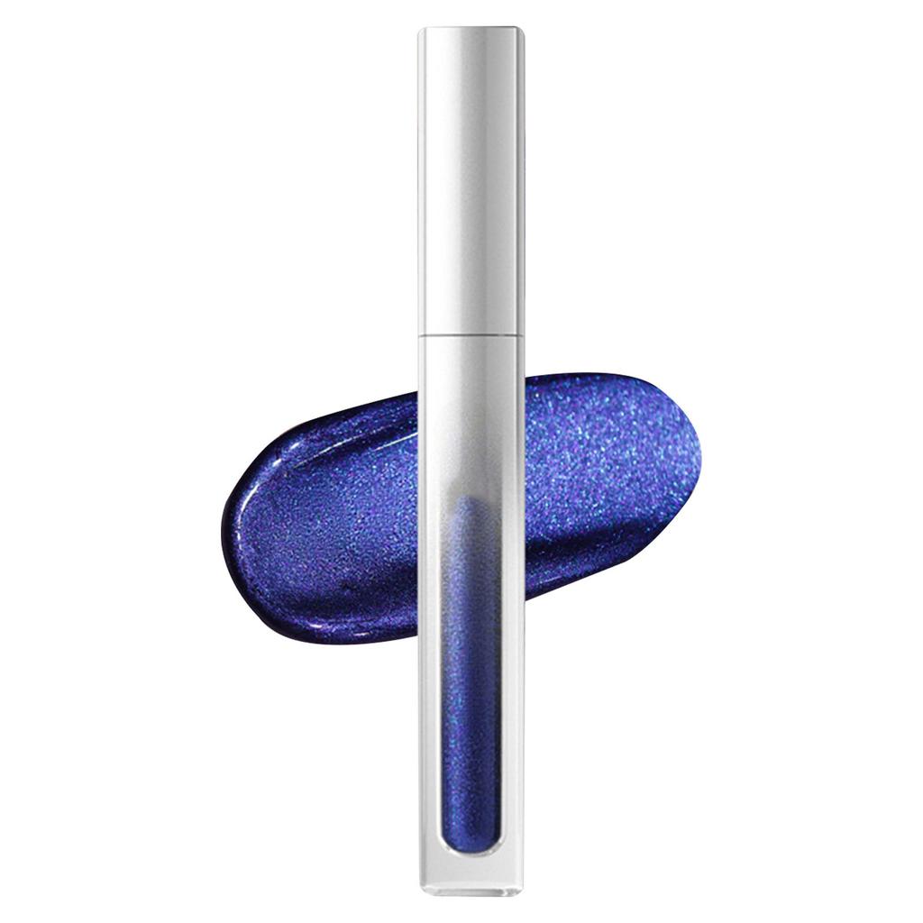 Dual-Ended Liquid Eyeshadow and Lip Gloss Combo | Metallic Shimmer Longwear Waterproof Lipstick & Pearlescent Glitter Eye Makeup