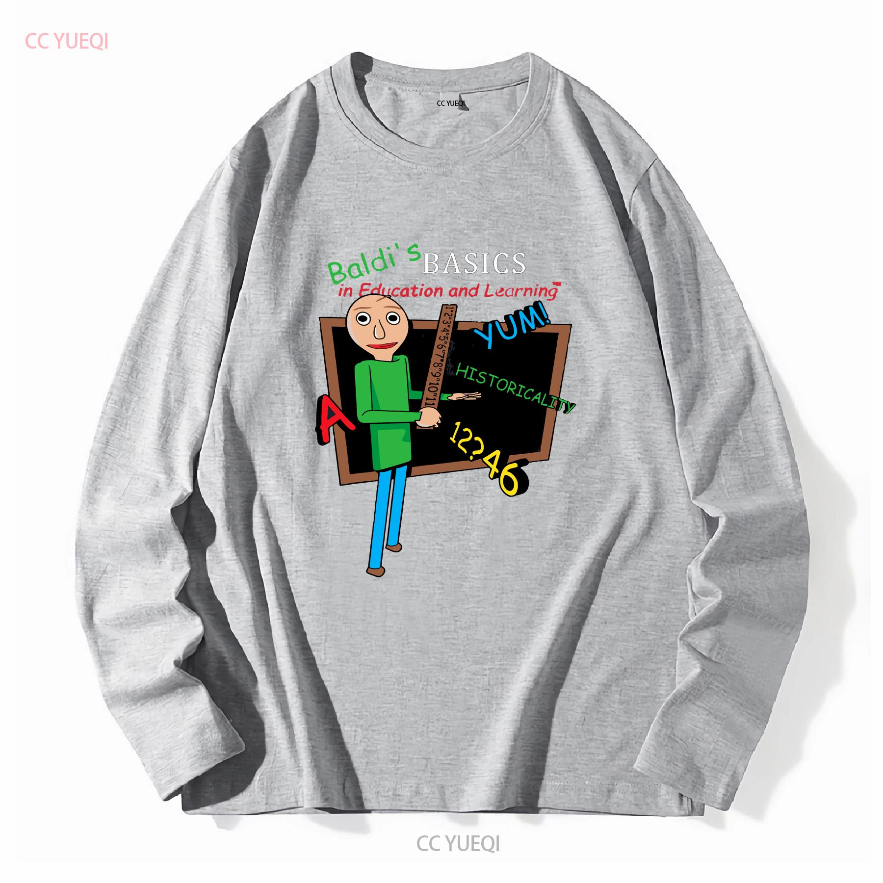 

Вінтажна футболка Baldi s Baldi s Basics Здивований Любитель Відеоігор для Геймерів Смішний Момент з довгими або короткими рукавами вінтажна Прана M