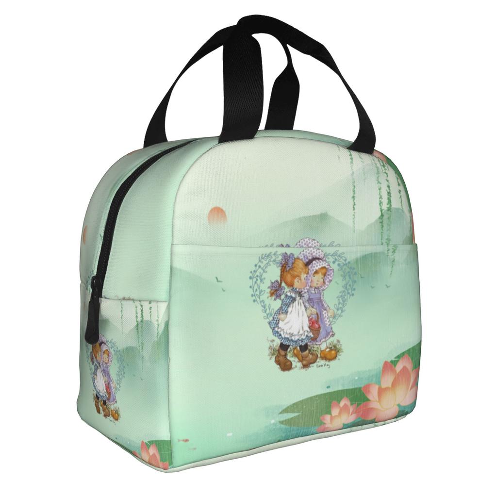 Cartoon S-Sarahs K-Kays Lunch Bag Men Women Kawaii Girl  Cooler Thermal Insulated Lunch Boxes for Adult Office