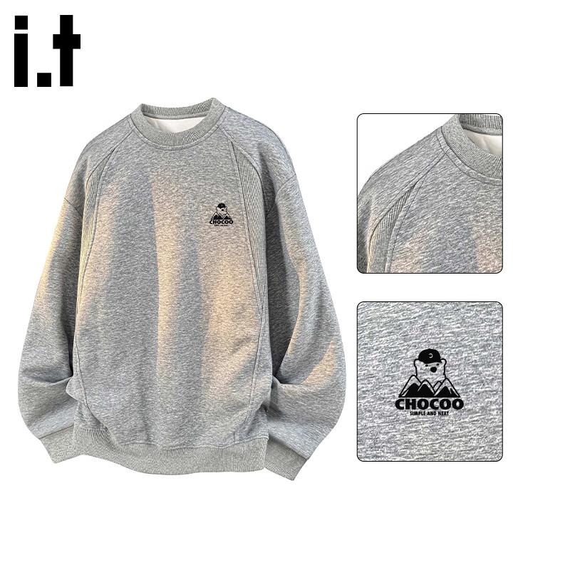 

CHOCOOLATE Men s Loose Fit Round Neck Sweatshirt 5XL