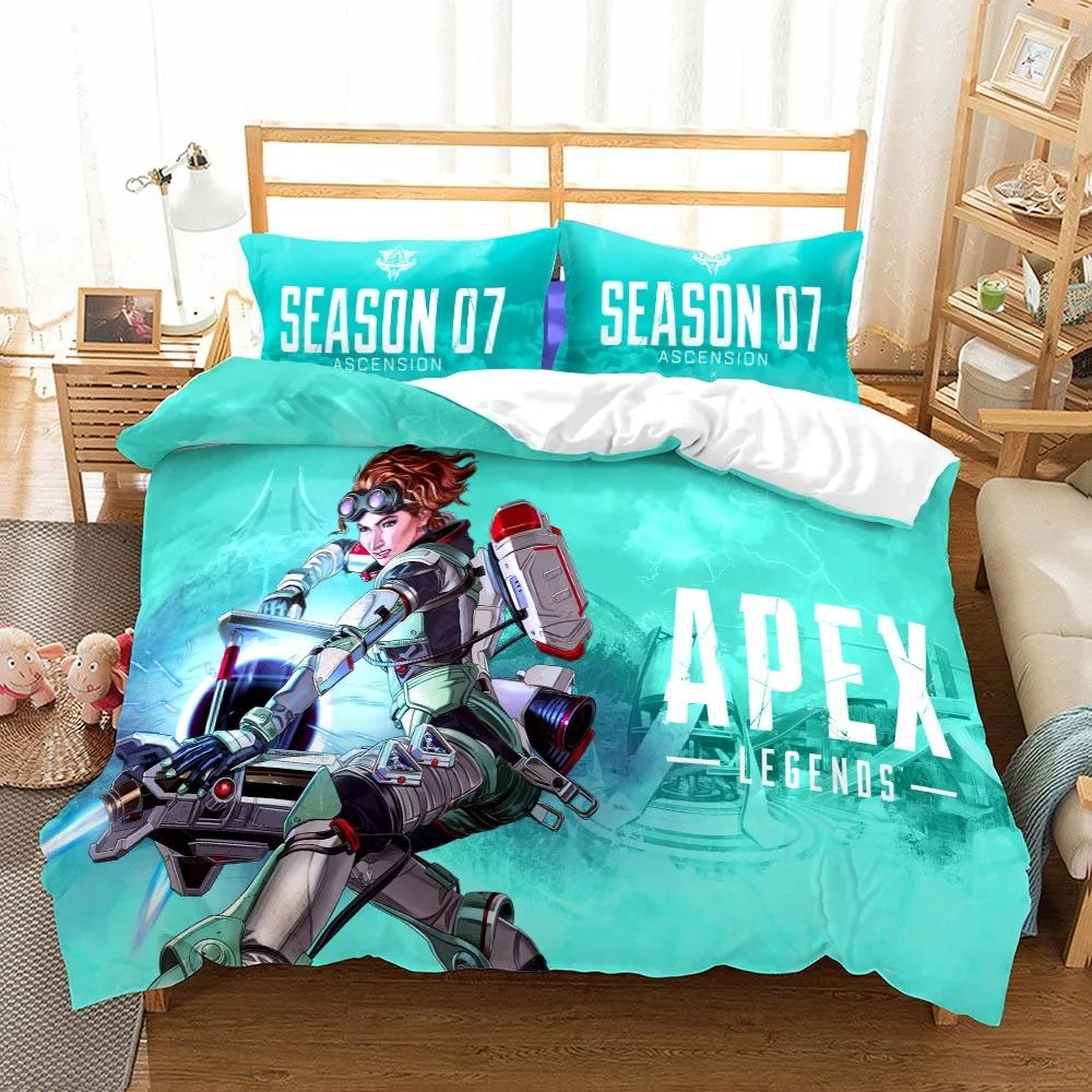 Comforter Game Characters Apex Gamer Apex Bedding Sets For Teenagers & Adults 3D Printed