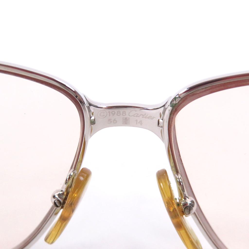 Very Good Cartier sunglasses Mailon PANTHERE Silver mens Used
