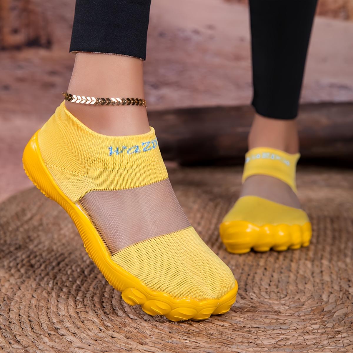 

Обувь для активного отдыха для мужчин и женщин, быстросохнущая обувь для плавания, нескользящая обувь для плавания, обувь для ходьбы босиком, обувь для рыбалки-амфибии и пляжная обувь. 37 жёлтый