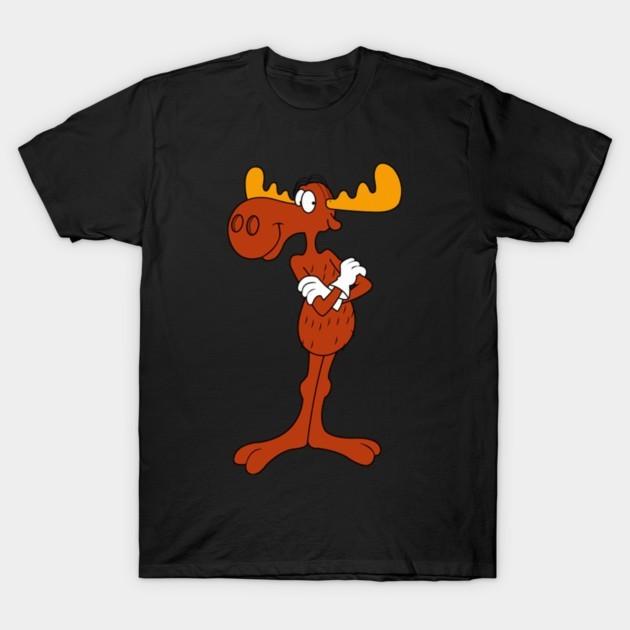Bullwinkless T-Shirt Bullwinkle T-Shirt Rocky And Bullwinkle T-Shirt, S-5XL XL