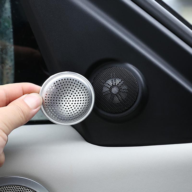 Auto-Lautsprecherabdeckung aus Aluminiumlegierung, passend für Land Rover Discovery 5 LR5 L462 2017–2018
