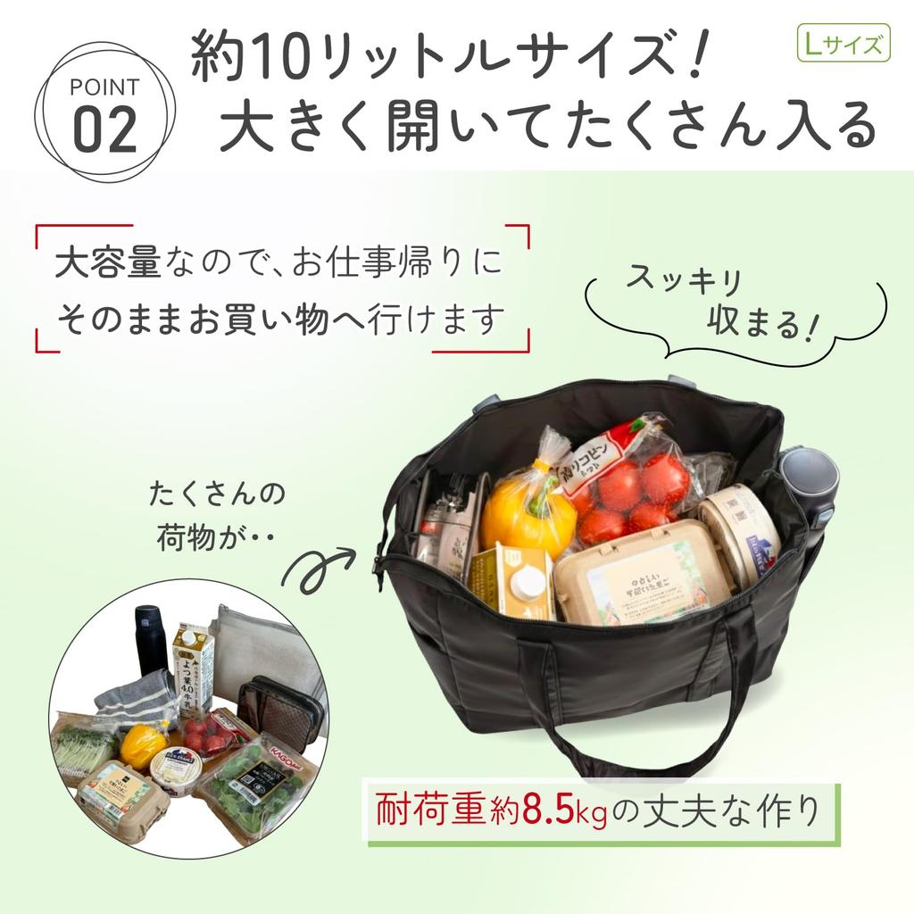 Iwasaki Industriekühlertasche Lastrowear 4 Große A4 BK Tasche, Taschen, Fassungsvermögen, 10L, Schwarz, Kompatibel, LF-599