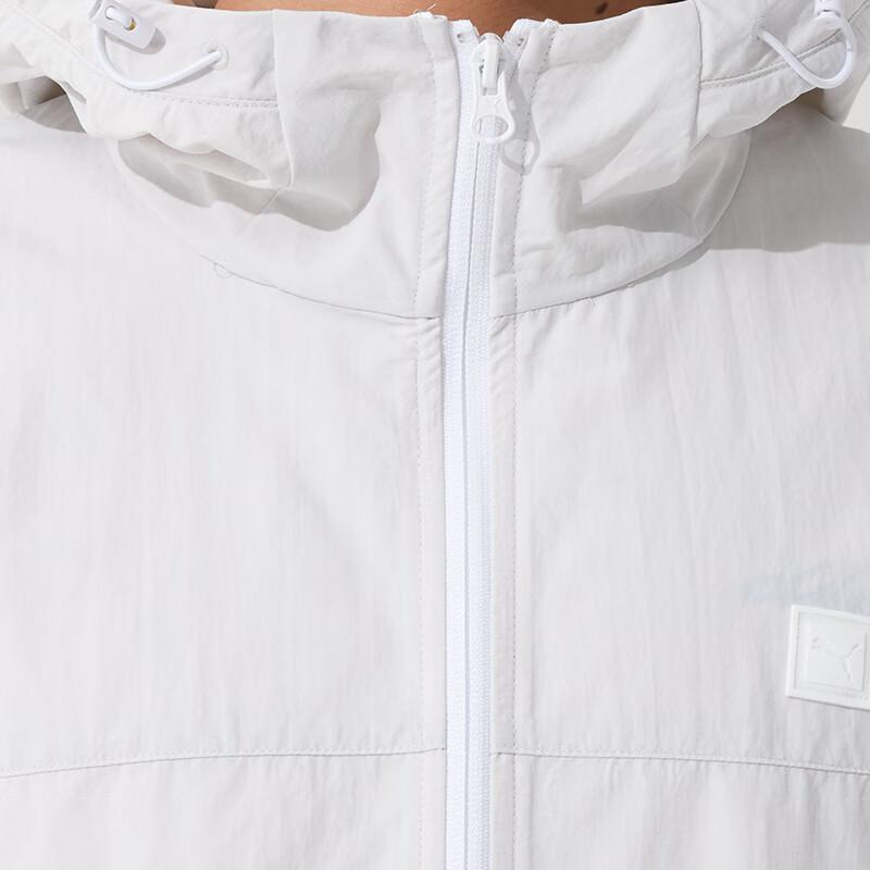 Puma Training Woven Hooded Windbreaker Men Jackets White 689283-72