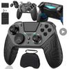 בקר עבור PS4 PS3 PS Playstation 4 3 PC שליטה אלחוטית Bluetooth Mobile Android TV Gamepad Gaming Pad Game Pad Joystick Phone