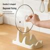 Kitchen Countertop Pot Lid & Utensil Organizer