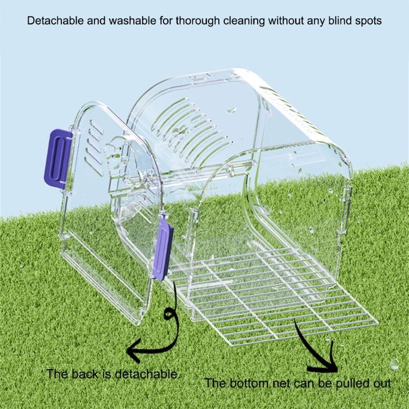 Outdoor Cats Backpacks Public Transport Pet Bag Large Detachable Cats Carriers for Transporting Parakeets and Finches
