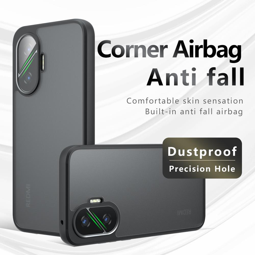 Cover for POCO F7 F6 F5 Pro F7 Ultra Case Ultra Thin Matte Translucent & Clear Full Protection Funda Capa