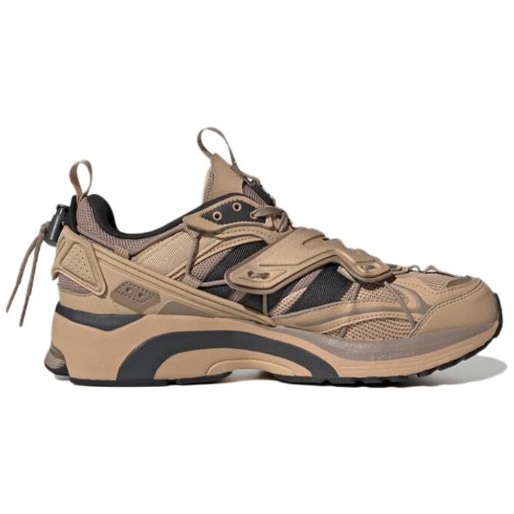 Adidas Spiritain 2000 Lightweight Retro Fabric Leather Durable Non-Slip Low-Top Casual Running Shoes Unisex Sneakers Black Brown HP2637