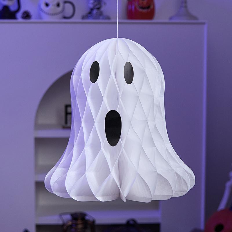 Halloween Ghost Honeycomb Hanging Decoration for Party or Home