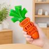Xiaobudian Dog Squeaky Chew Toys for Aggressive Chewers, Latex Carrot Shape Teething Training Toy, Interactive Tough Toy Puppy Medium Dogs