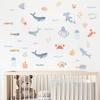 1Pc Cartoon Marine Animal Furniture Wall Sticker Home Decor Accessories Living Room Decoration Bedroom Kid Baby Room Living Room