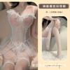 Sex underwear sexy lace-up suspender skirt lace perspective mesh one-piece female seduction suit