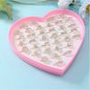 36 Pezzi Anelli Dita Mignolo per Bambini Cartoni Animati - anelli con chiusura carina con confezione regalo a forma di cuore