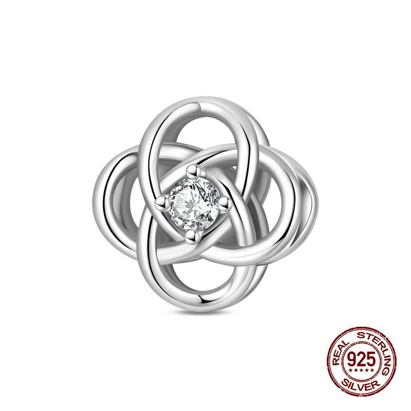 Ice Snow Fairy Charm Bead Charms Copper Snowflake Luminous Crystal Ball Bead Charms Compatible With 3mm Authentic Bracelets Do It Yourself Jewellery B