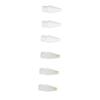 6PCS Replacement Pencil Tips Fine Point Precise Control Sensitive Replacement Nibs for IOS Pencil 1st 2nd Generation