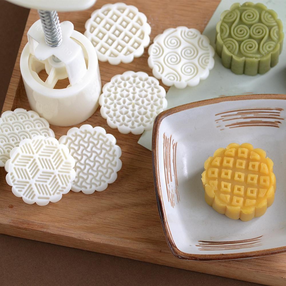 Ciasto z fasoli mungo Wzór geometryczny Stempel do ciastek Forma do ciasta księżycowego Forma do ma'amoul Forma do ciasta księżycowego