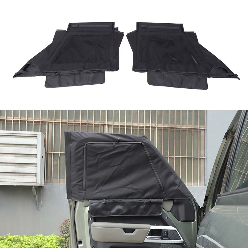 

Car Front And Rear Doors Windows Mesh Covers Camping Insect Proof And Sunshade Mesh Covers For Land Rover Defender 110 2020-2026