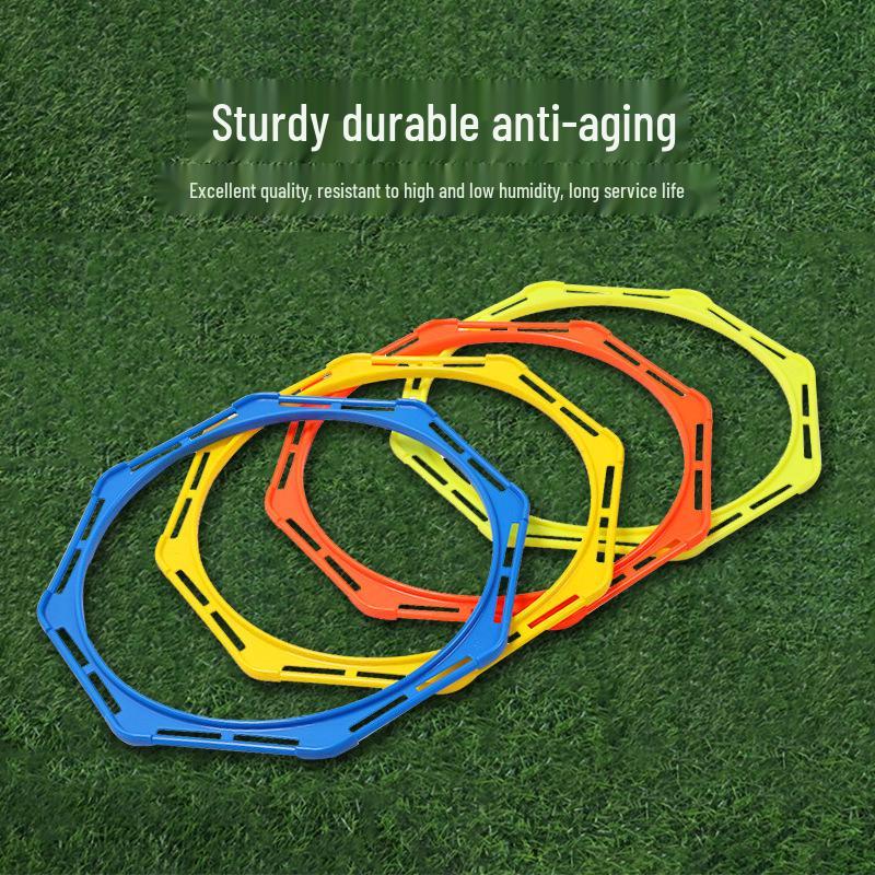 Agility Training Ring - Polygon, Octagonal & Hexagonal Fitness Rings 40cm Yellow Agility Ring 1 Piece