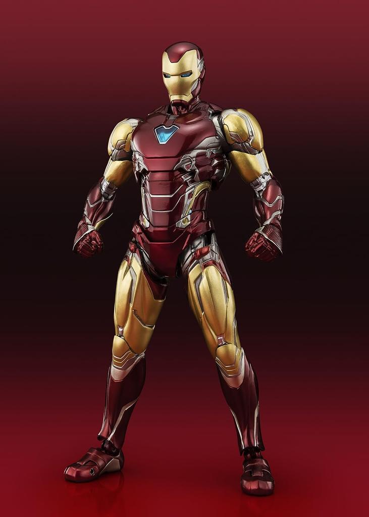 Tamashii Nations S.H. Figuarts Avengers Endgame Iron Man Mark 85 Articulated Figure 155mm ABS PVC Die-cast Painted