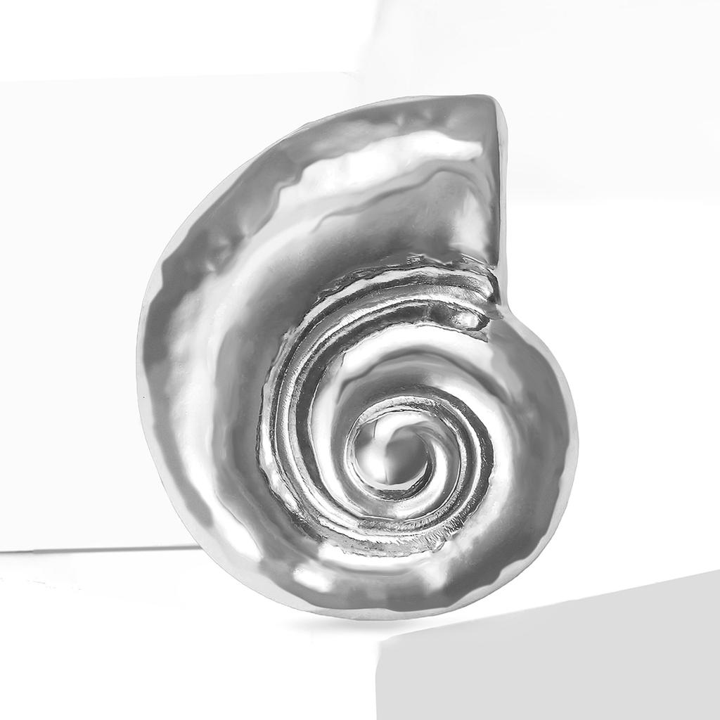 Fashion Glossy Snail Shell Brooches for Women Unisex Abstract Pins Event Party New Year Gifts Decoration Clothes Accessories