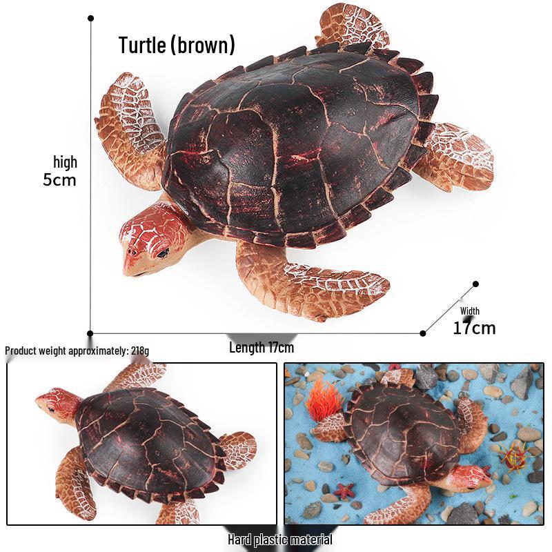 Children's Cognitive Marine Animal Models: Sea Turtle and Tortoise Toys
