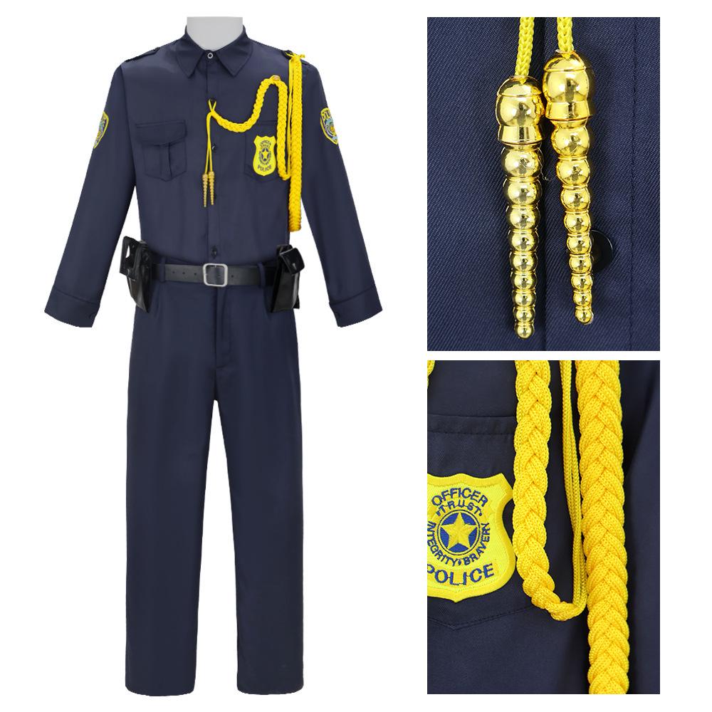 Zootopia Nick Wilde Officer Cosplay Costume for Halloween & Festivals