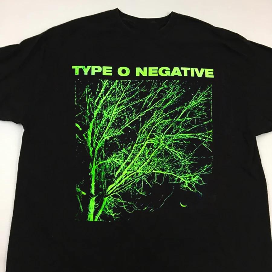 

Type O Negative Tree Black Unisex Short Sleeve Cotton Shirt New Spring/Summer Arrivals Regular Fit Casual 5XL різнокольоровий