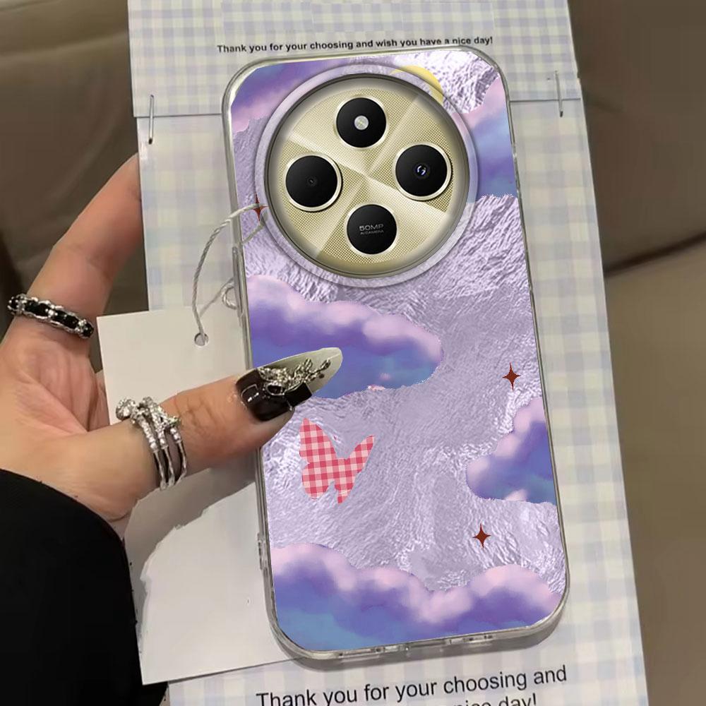 Blue White Clouds Vortex Texture Phone Case for Xiaomi Redmi Note 14 13 12 11 11S 10 9 8 Pro 9C 13C 14C A5 A3 A4 A3X 9C A1 Cover