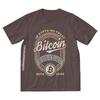 Vintage Bitcoin In Crypto We Trust T Shirt Men Men Fashion T Shirts Emo Clothes BTC Tshirts Gothic Anime Clothes Alternative