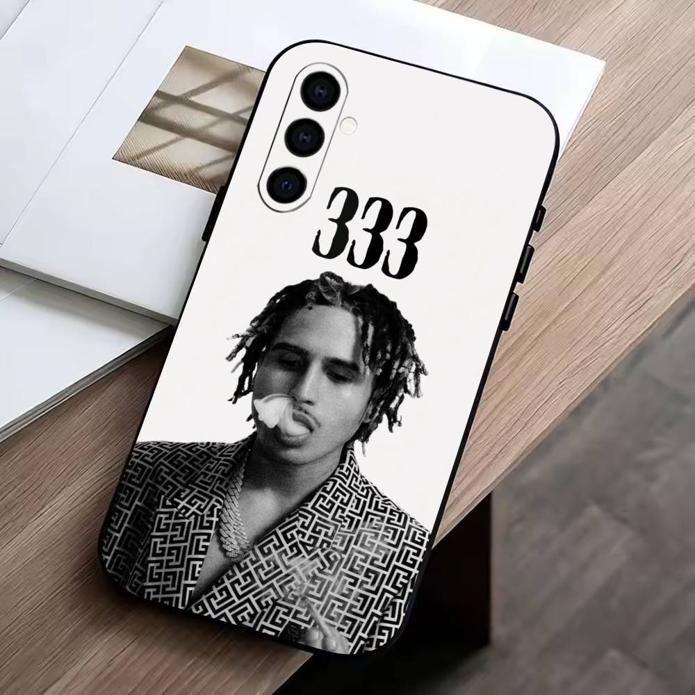 

Rapper Matue-333 Phone Case Black Silicone Soft For Samsung Galaxy A73,A72,A71,A70,A53,A52,A51 Samsung a13 5g