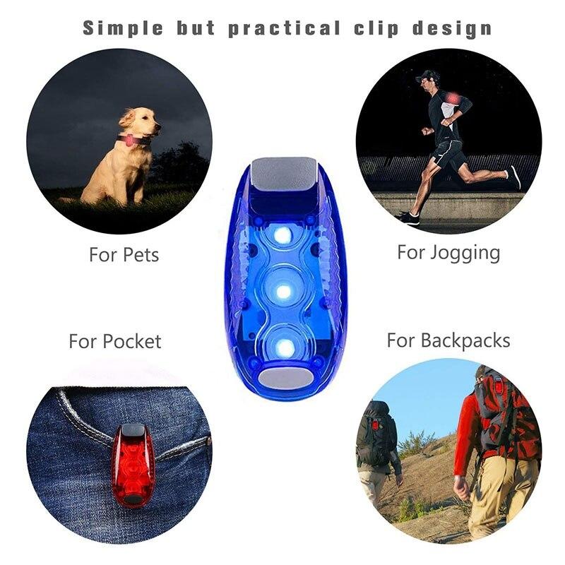 Bicycle Rear Light Safety Flashing Bicycle Rear Light Running Walking Cycling Helmet Light
