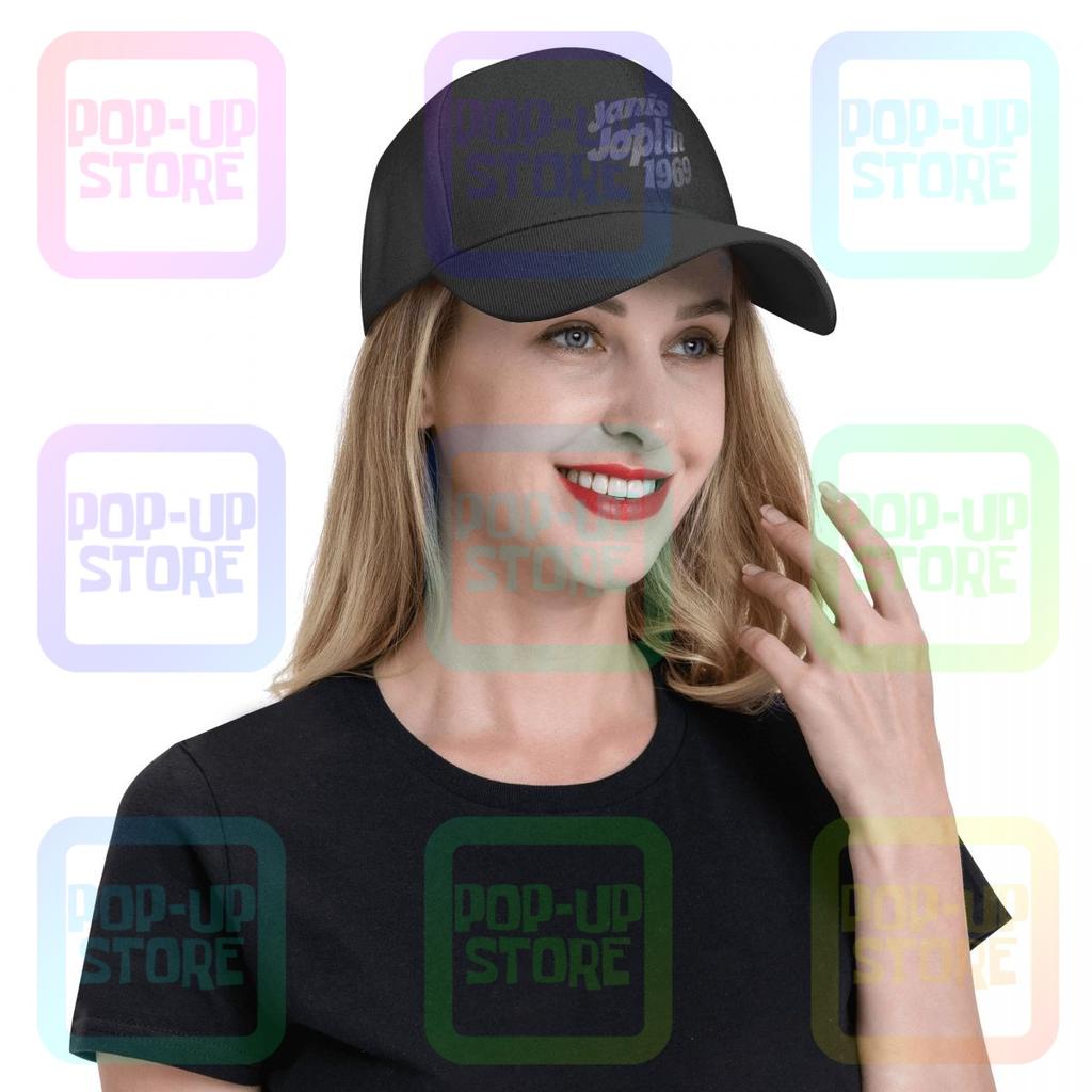 Janis Joplin 1969 Rock N Roll Music Band Baseball Cap Truck Driver Caps Print Outdoor Best Quality