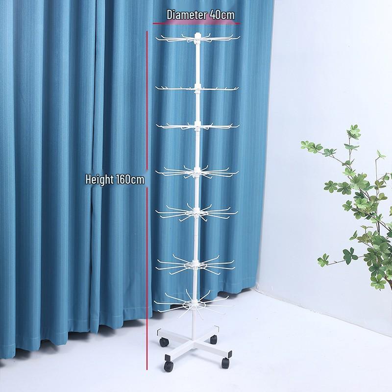 Rotating Detachable Three-Layer Jewelry Display Rack
