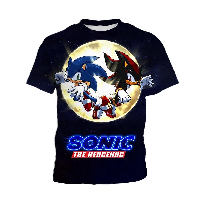 Children's T-shirt cartoon short sleeved T-shirt casual round neck children's T-shirt