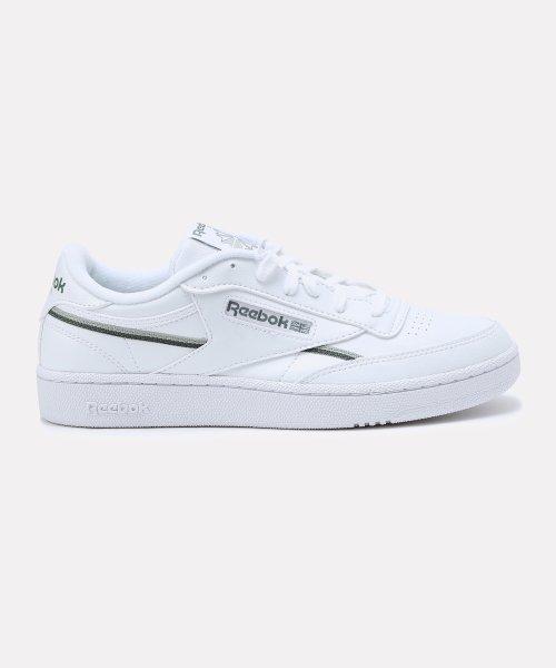 [Reebok] Club C 85 Vegan - Белый:Зеленый RESO4EC2UE2 235