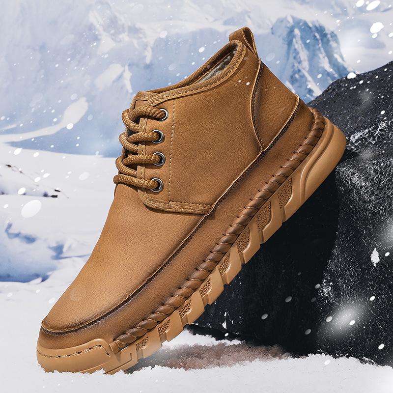 Martin Boots Mid-Top Hand-Sewn Outdoor Casual Men S Shoes 38