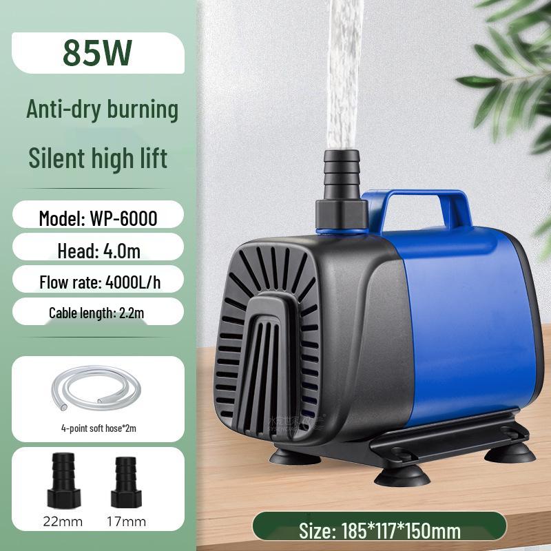 High-Power Amphibious Submersible Aquarium Pump for Filtration and Circulation