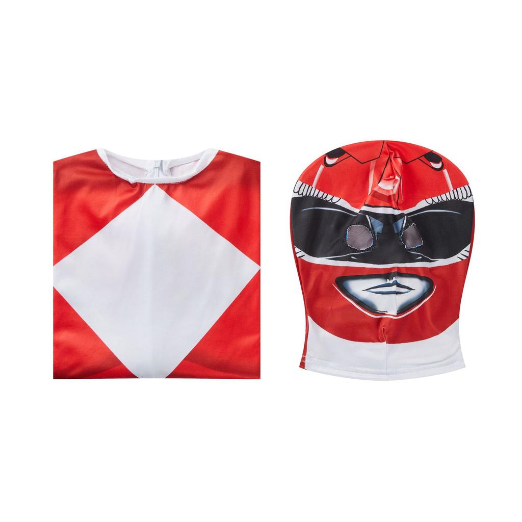 Kids Power Dinosaur Team Jumpsuit Mask Halloween Cosplay Costumes Boys Girls Halloween Party Zentai Rangers Role Playing Outfit
